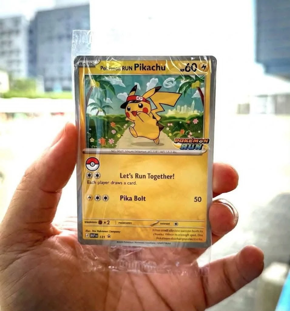 Sealed Pokémon RUN Pikachu promo card